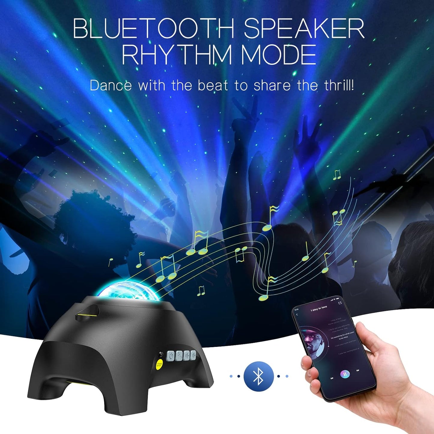 Colorful Night Sky Light Projector