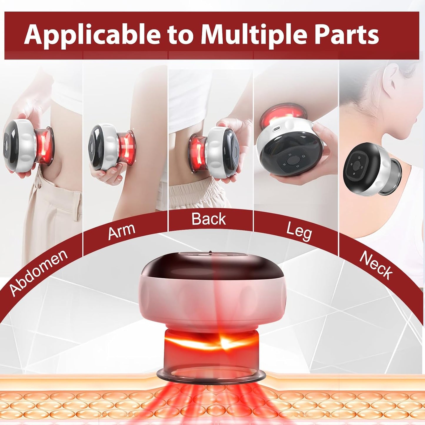 Advanced Heat Massage Tool with 12 Modes and Remote