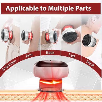 Advanced Heat Massage Tool with 12 Modes and Remote