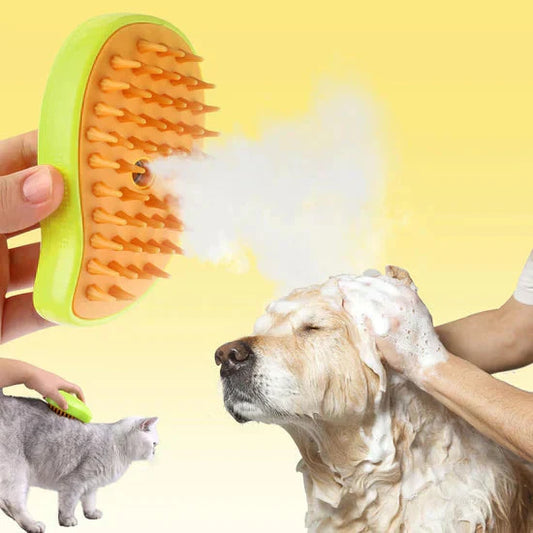 Gentle Rechargeable Pet Grooming Brush - Pexav