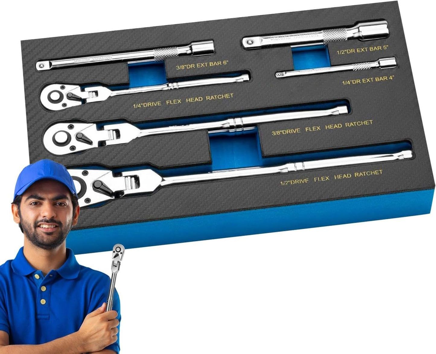 Adjustable Socket Ratchet Tool Set – Durotorq