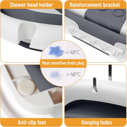 Portable Baby Bath Tub with Mesh Net
