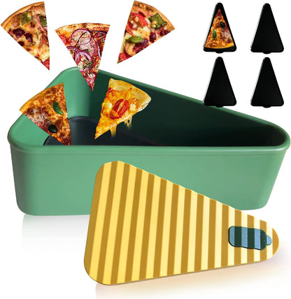 Stackable Pizza Keeper Box with 2 Compartments