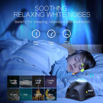 Colorful Night Sky Light Projector