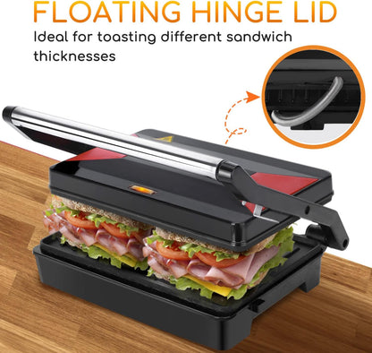 Electric Grill Panini Toaster