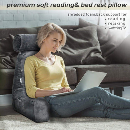Comfortable Bed Rest Pillow with Back Support