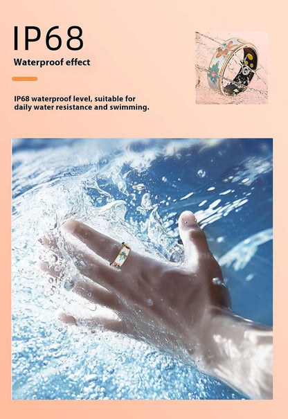 Stylish Health Monitoring Smart Ring
