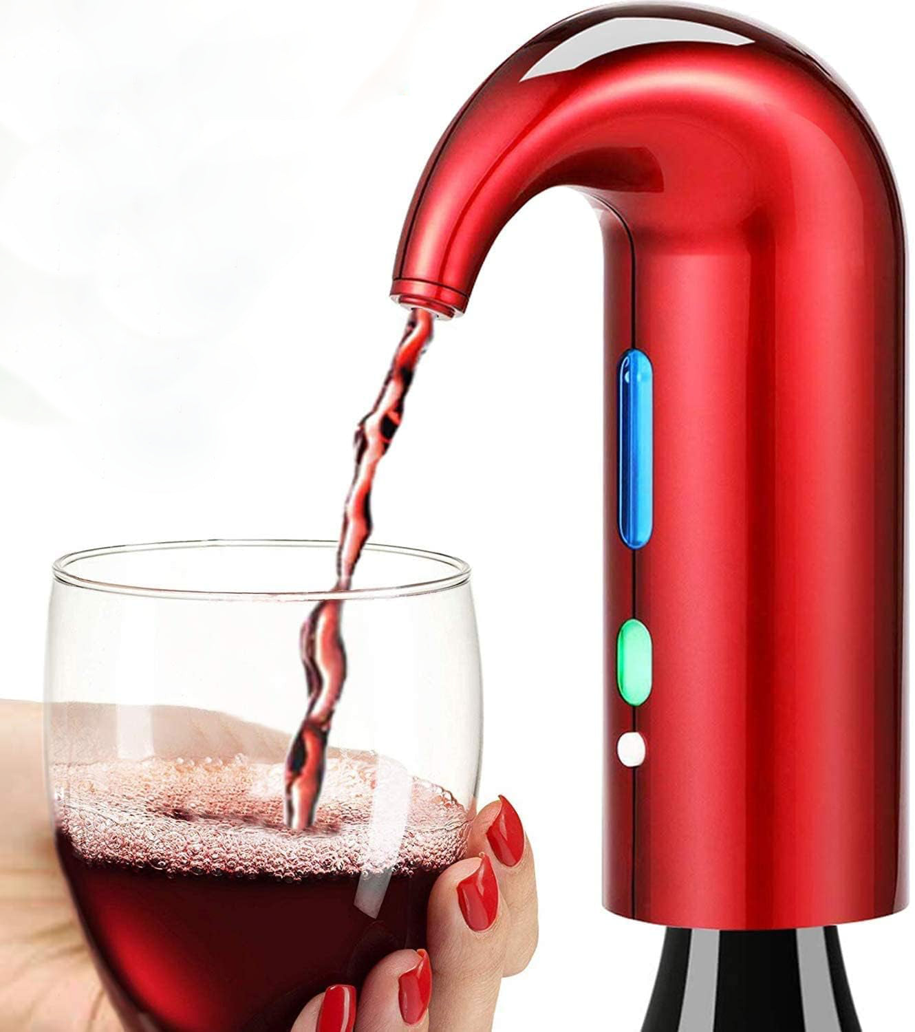 Automatic Wine Pump Aerator Pourer Setter - Pexav