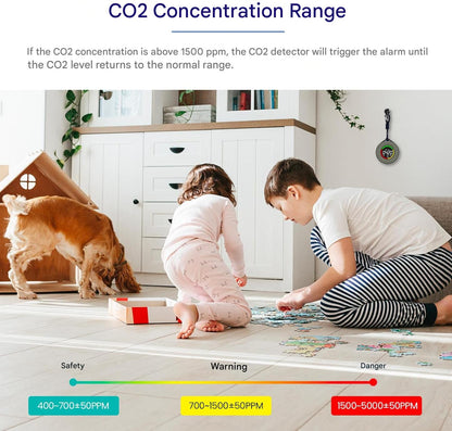 Compact Home CO2 Alarm Monitor