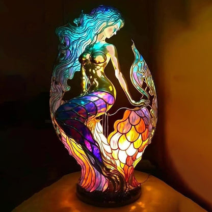 Stylish Glass Animal Desk Lamp