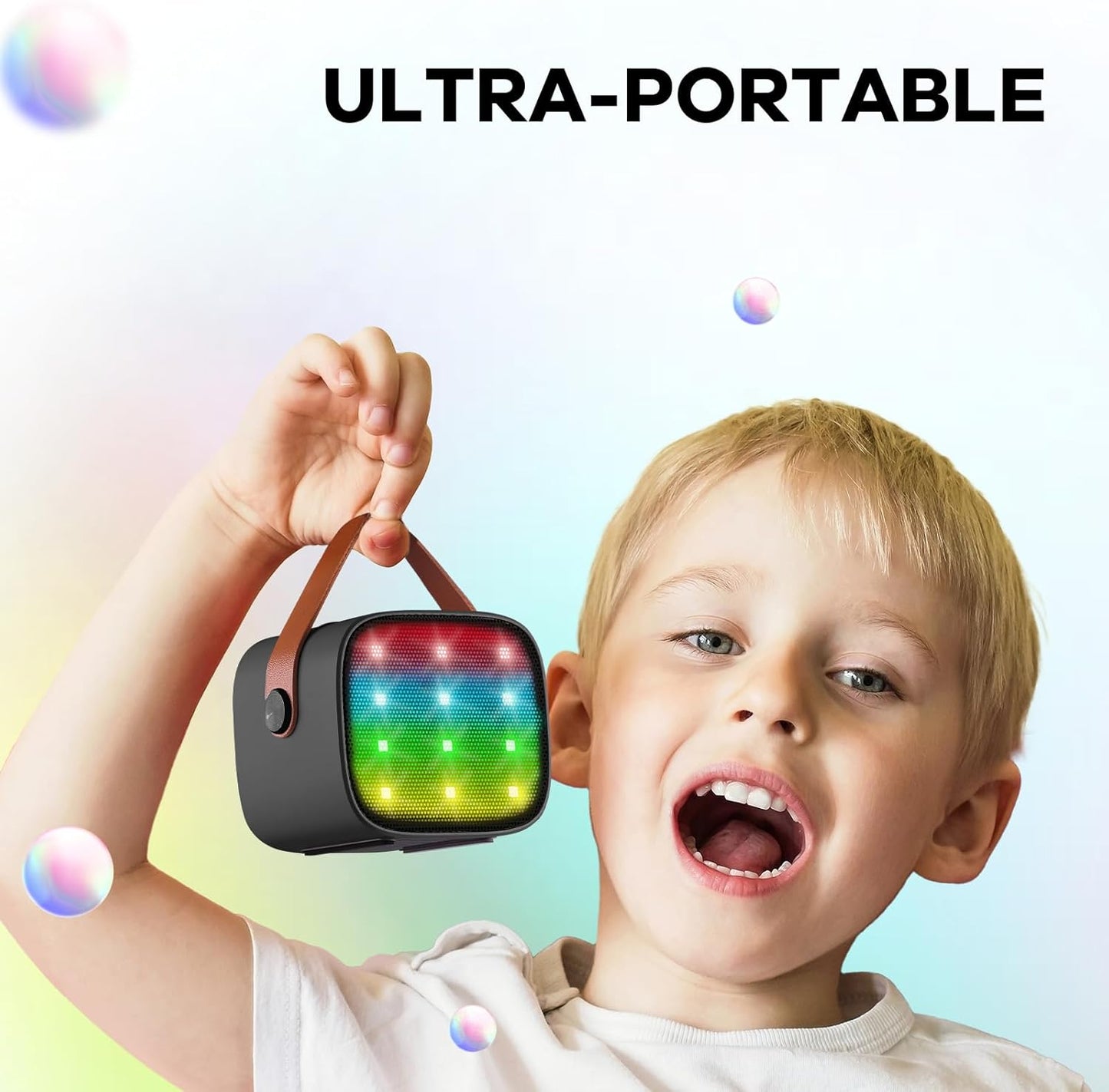 Compact Bluetooth Karaoke System with Microphones