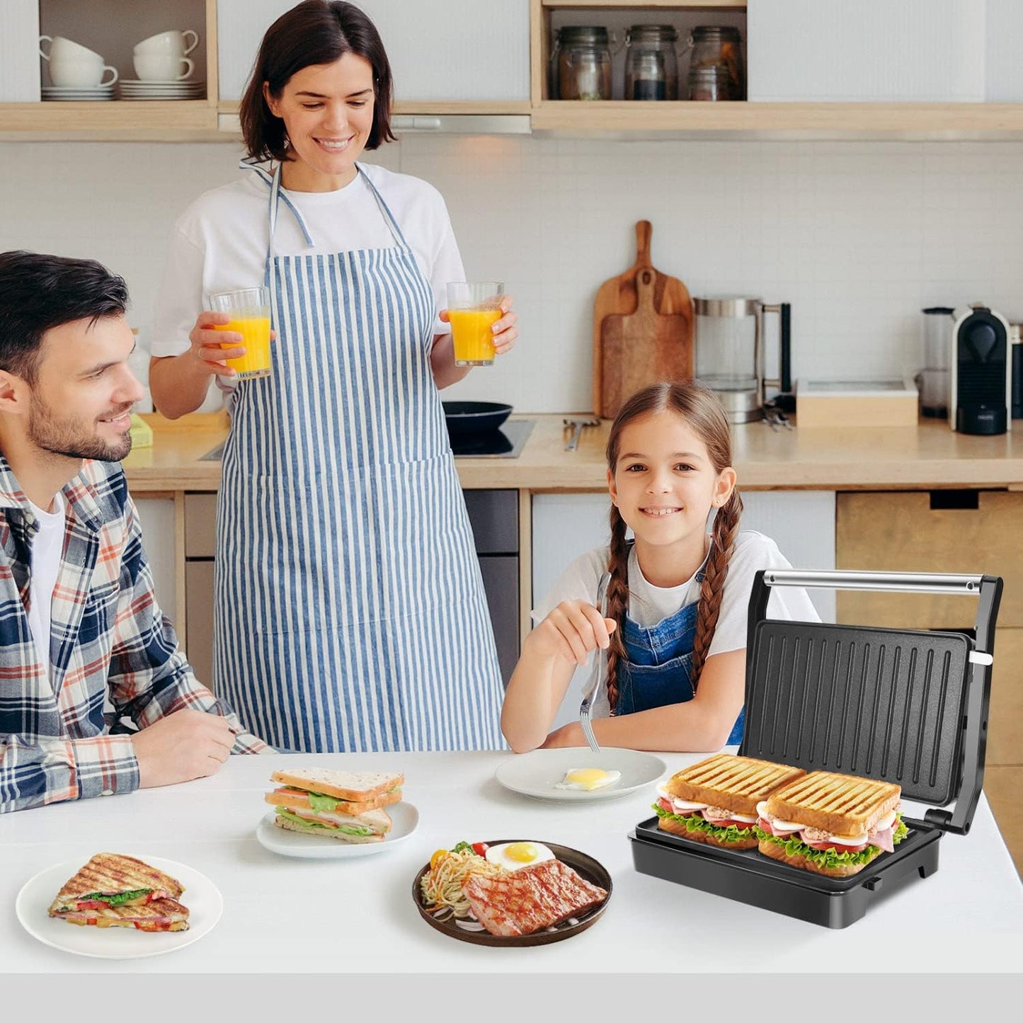 Electric Grill Panini Toaster
