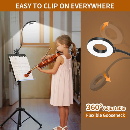 Bright Adjustable LED Office Lamp with Flexible Arm