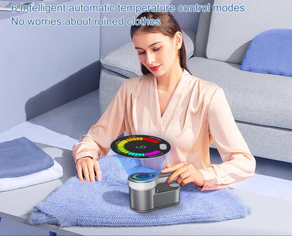 Compact 1200W Travel Steamer Iron with 6 Settings