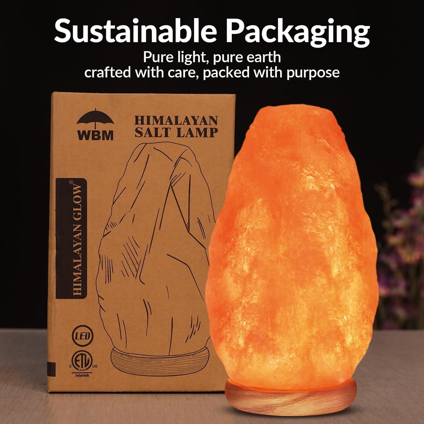 Natural Pink Salt Table Lamp