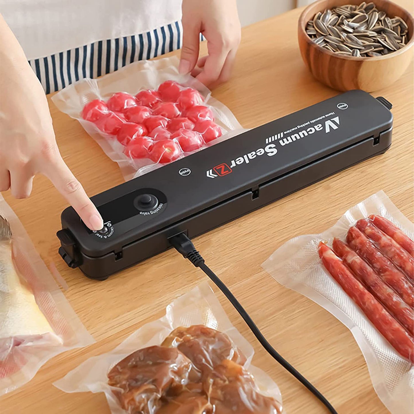 Automatic Food Sealer Machine for Home Kitchen Use