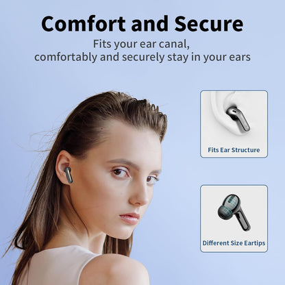 Compact Bluetooth Earbuds With Portable Charger
