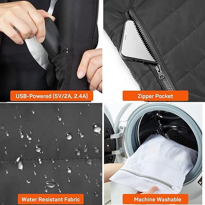 Warm Adjustable Heat Vest for Men and Women