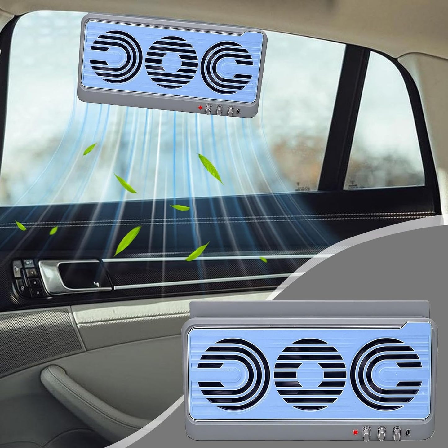 Universal Car Window Vent Cooler Fan