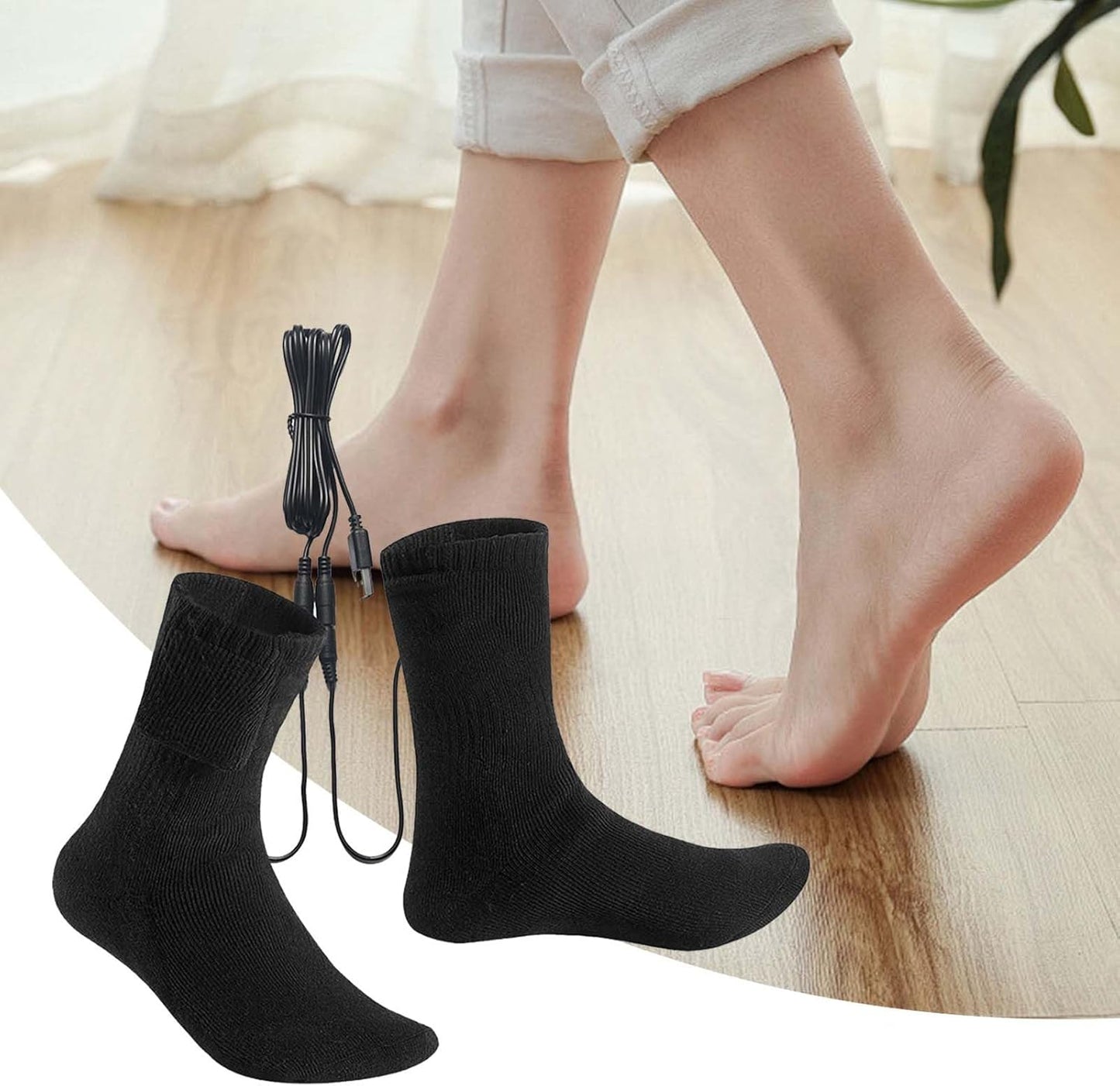 Warm Thermal Socks with USB Heating
