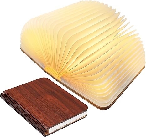 Compact Book Style LED Desk Lamp Dimmable Light