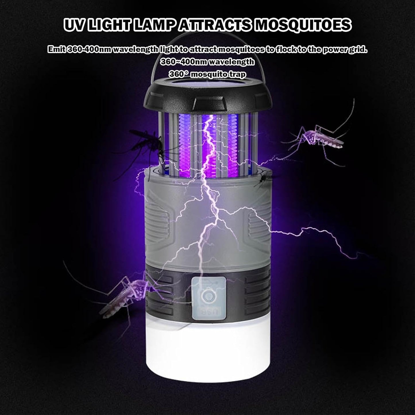 Outdoor UV Mosquito Killer Solar Lamp