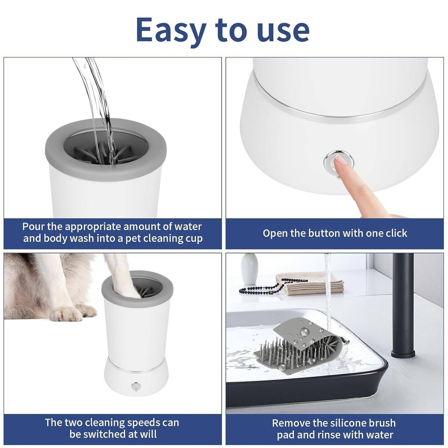 Easy Pet Paw Cleaning Tool