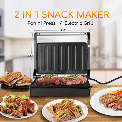 Electric Grill Panini Toaster