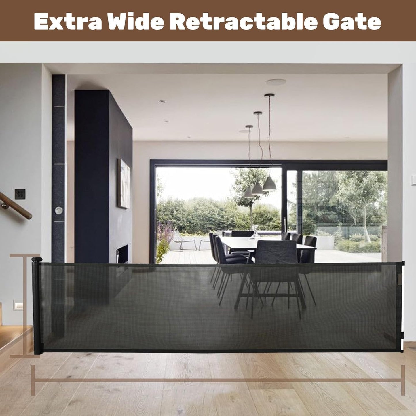 Easy Install Baby Gate with Automatic Lock System