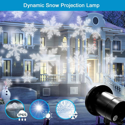 Winter Wonderland Snowflake LED Light Show Projector