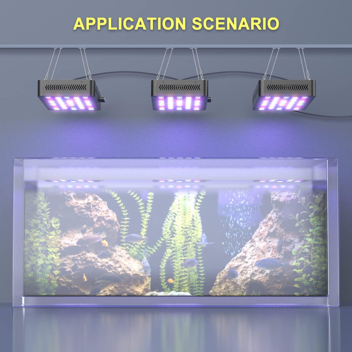 Colorful Adjustable LED Fish Tank Lights