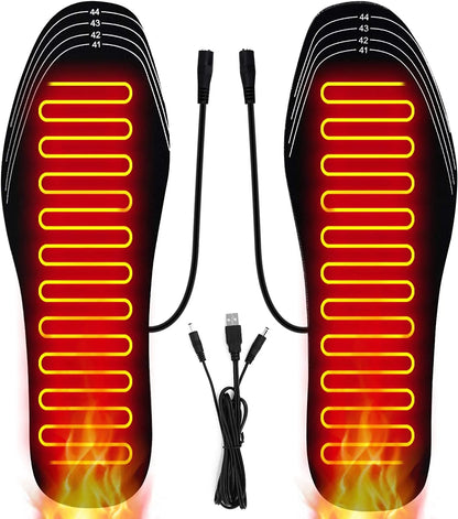 Warm Electric Heated Insoles for Boots and Outdoor Shoes - Pexav