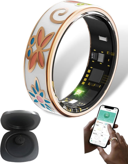 Stylish Health Monitoring Smart Ring