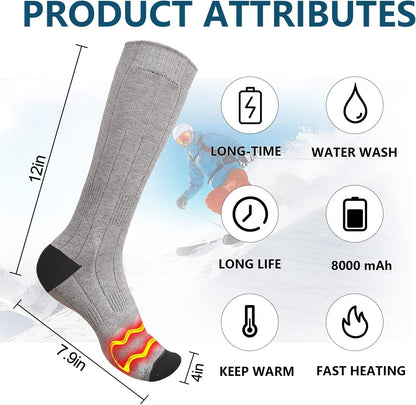 Warm Thermal Rechargeable Heating Socks for Men Women