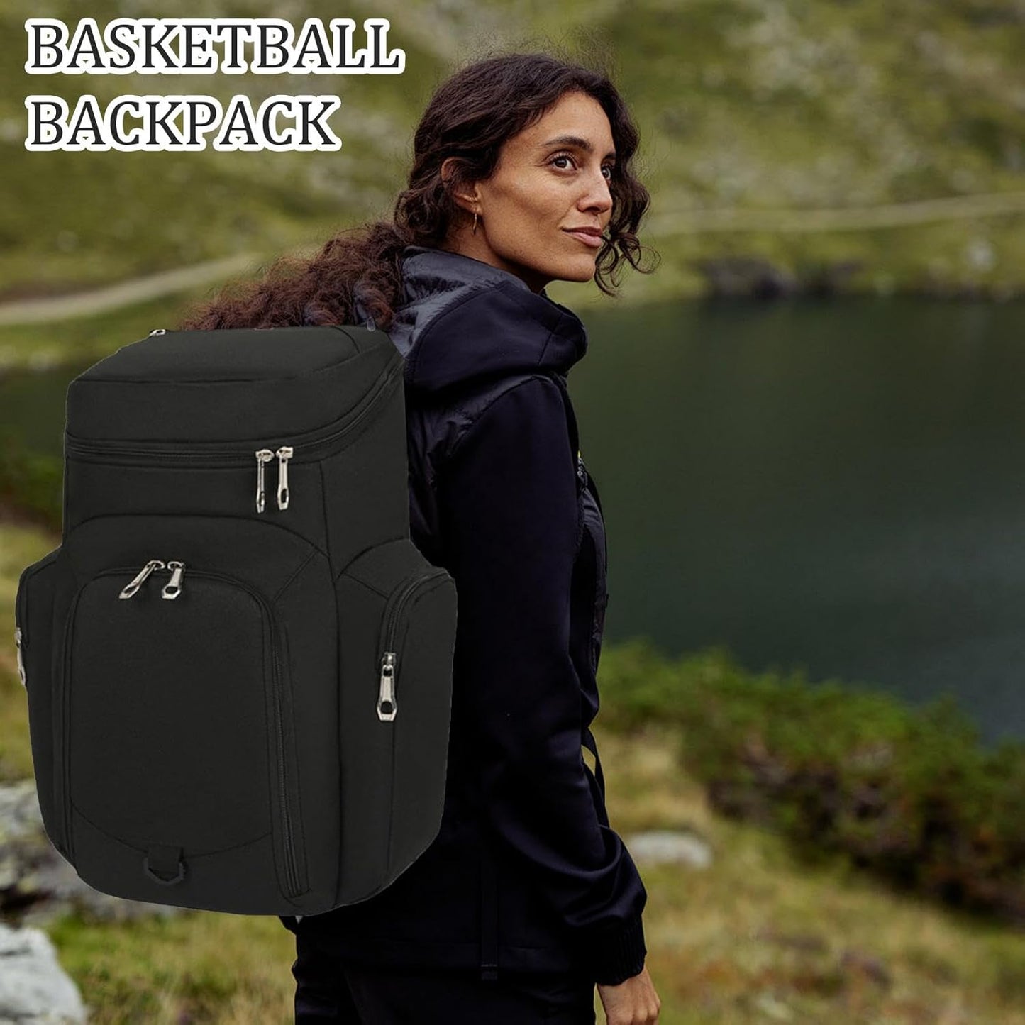 Big 30L Athletic Gym Backpack with Water Resistant Base