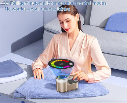 Compact 1200W Travel Steamer Iron with 6 Settings