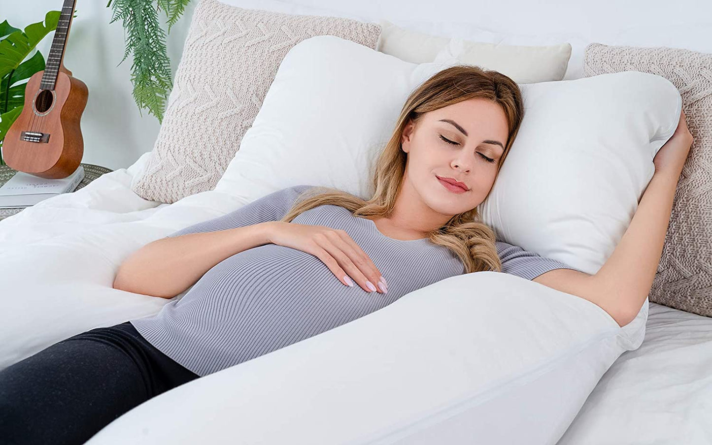 Comfortable Full Body Contour Maternity Pillow