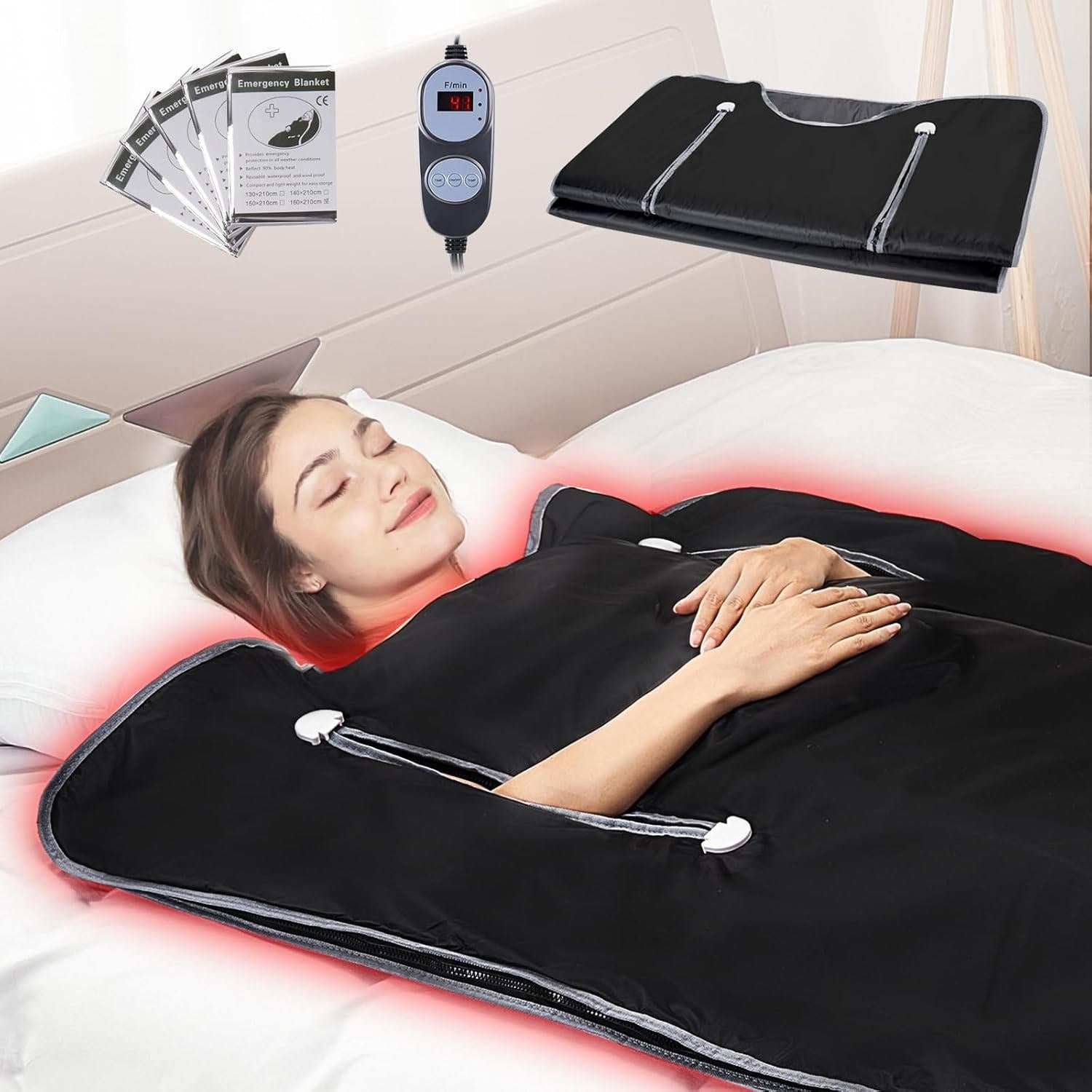 Warm Therapeutic Heat Sauna Blanket - Pexav