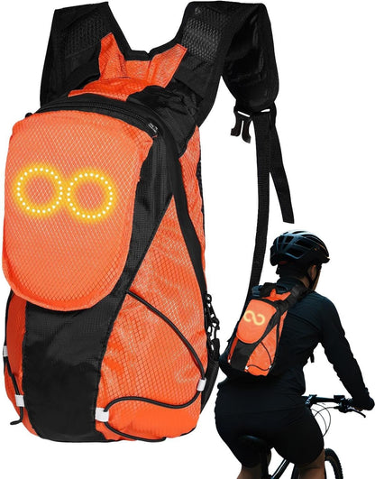 Bright LED Bike Backpack