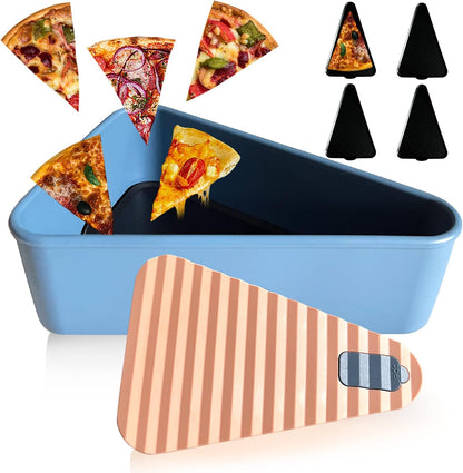 Stackable Pizza Keeper Box with 2 Compartments