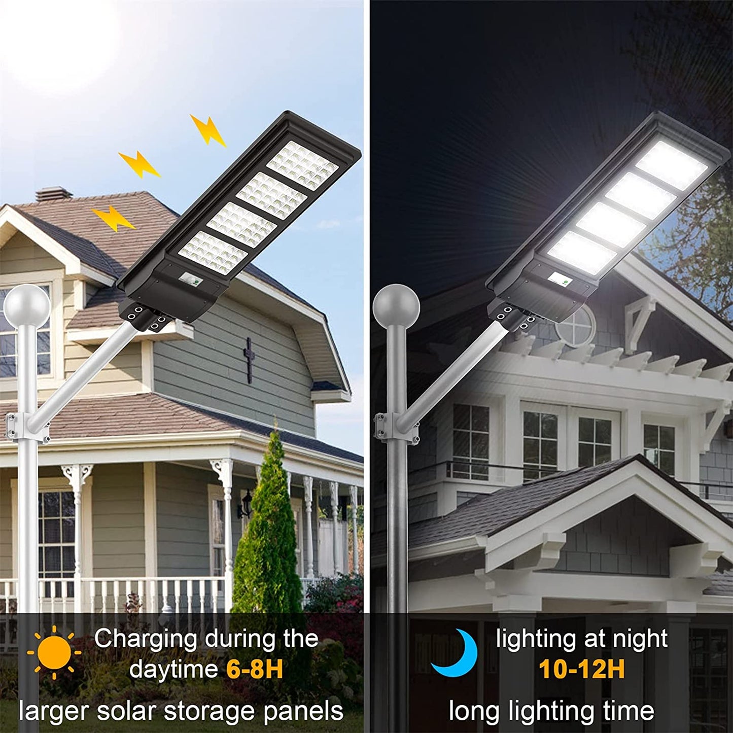 Bright Outdoor 90W Solar Powered Street Lamp