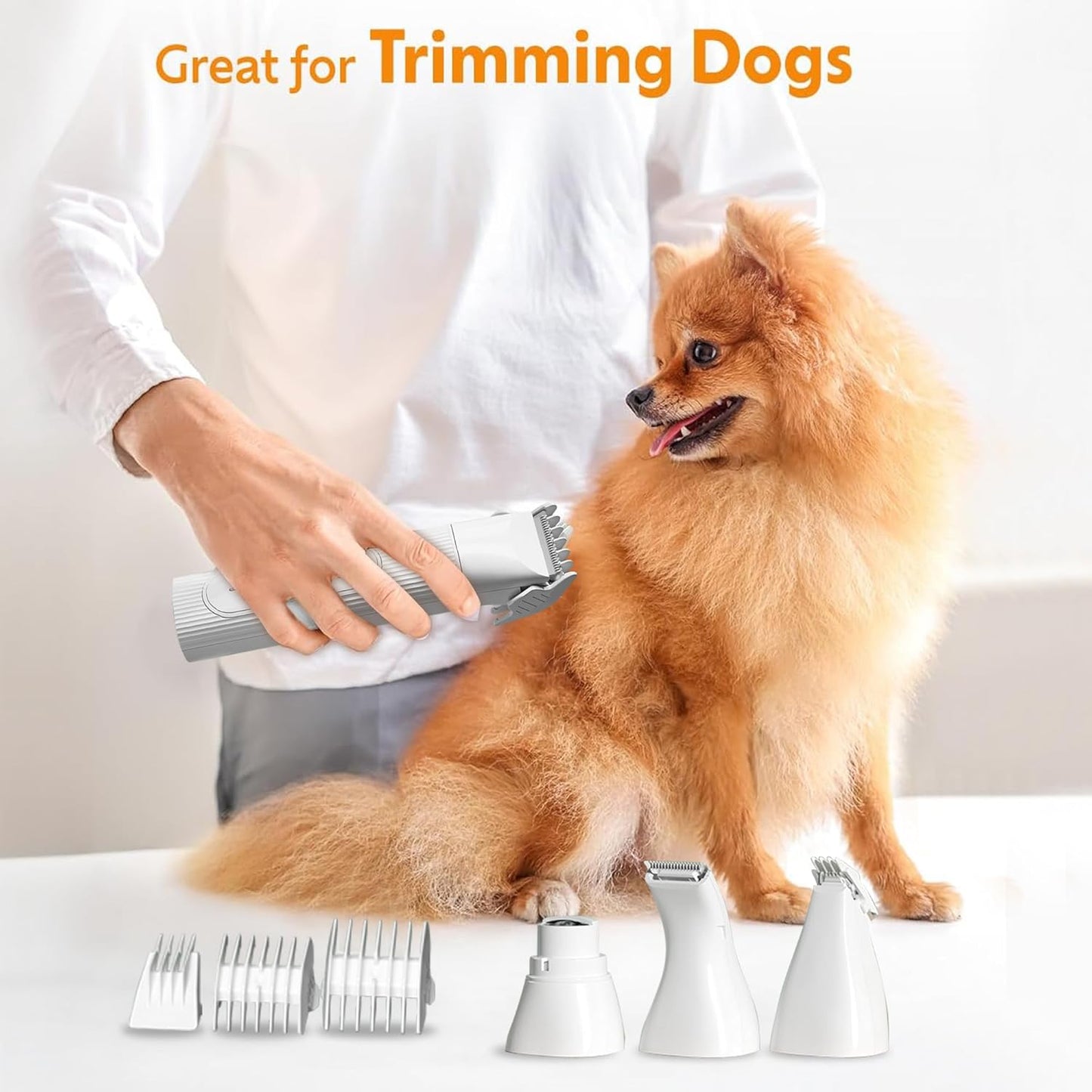 Portable Pet Grooming Kit with Nail Trimmer