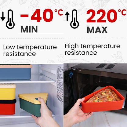 Stackable Pizza Keeper Box with 2 Compartments