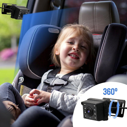 Baby Car Rearview Mirror with HD Camera & 4.3'' Display