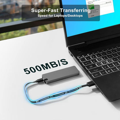 Compact High Speed USB 3.2 External SSD Drive