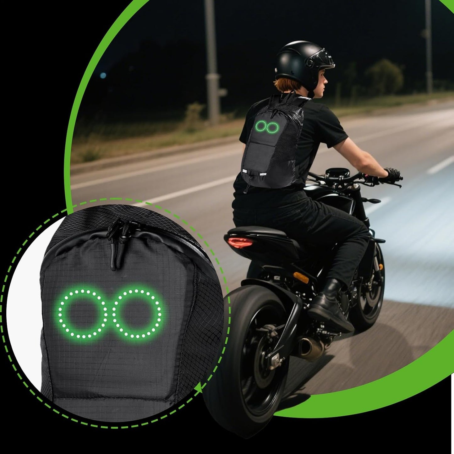 Waterproof LED Hiking Backpack