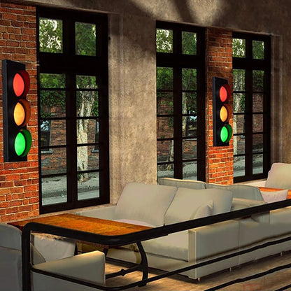 Stylish Traffic Light LED Wall Light - Pexav