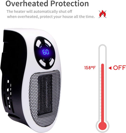 Compact Electric Space Heater For Small Rooms