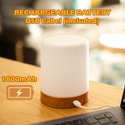 Smart Dimmable Bedside Lamp With Cordless Remote