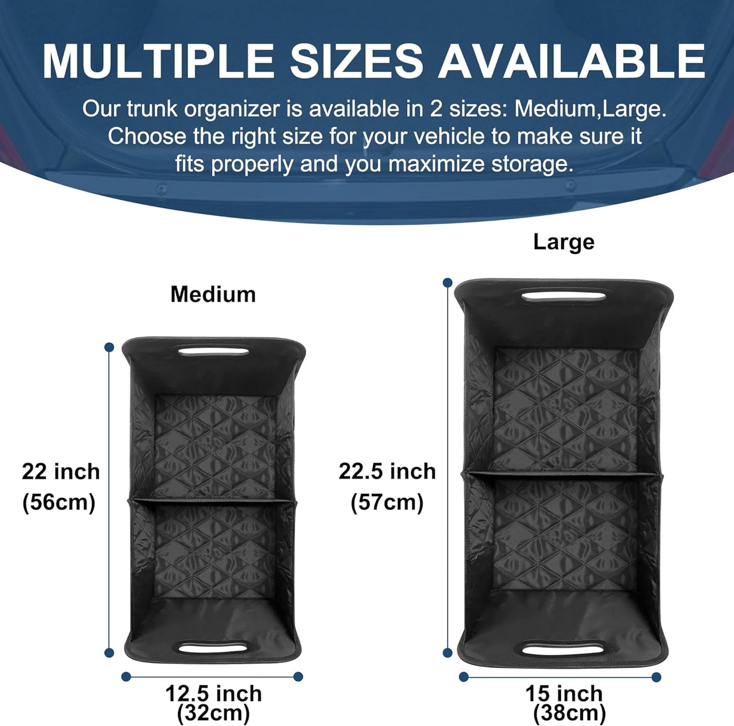 Compact Car Cargo Storage Box
